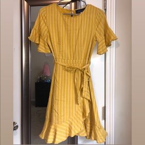 Yellow Striped Dress